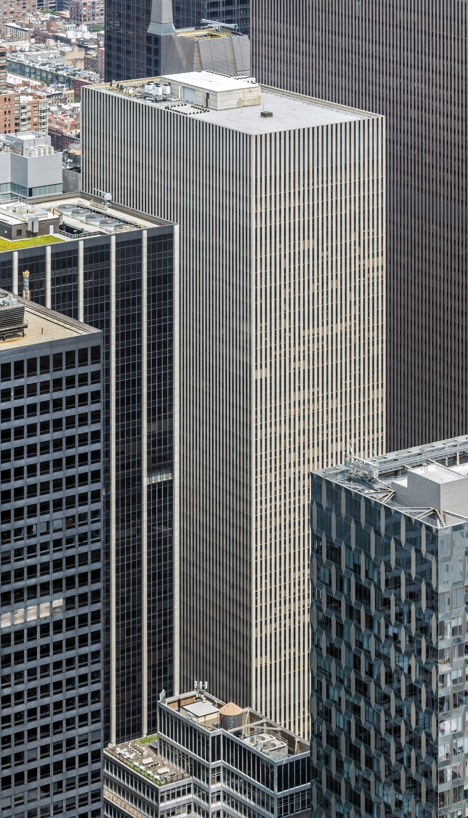 Celanese Building, New York City - View from One Vanderbilt. © Mathias Beinling